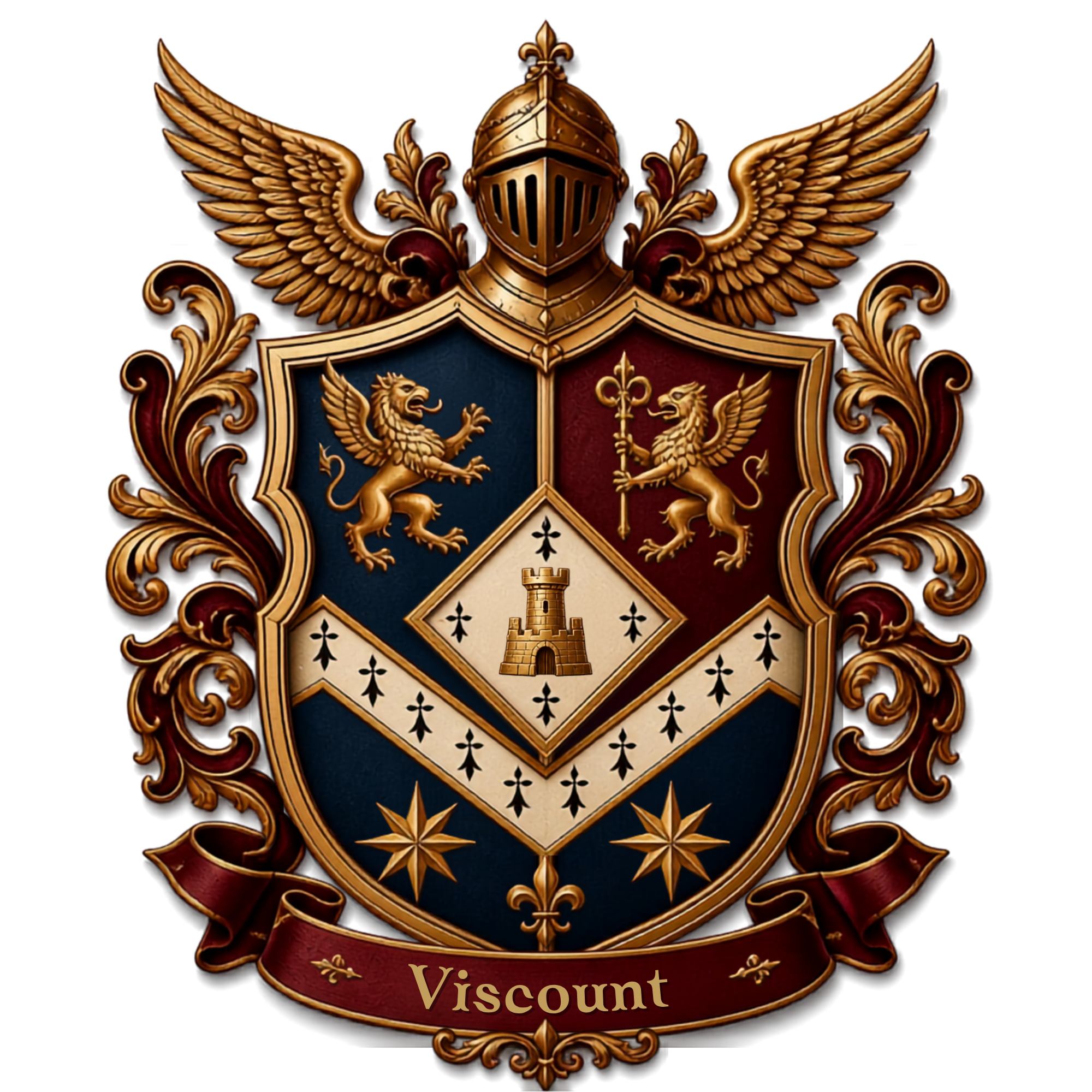 Viscount crest